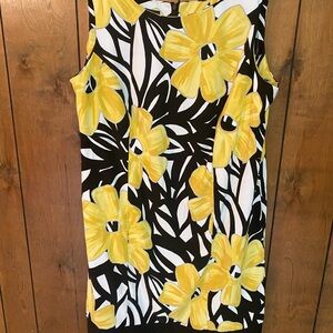 Alyx Yellow and Black Floral Dress